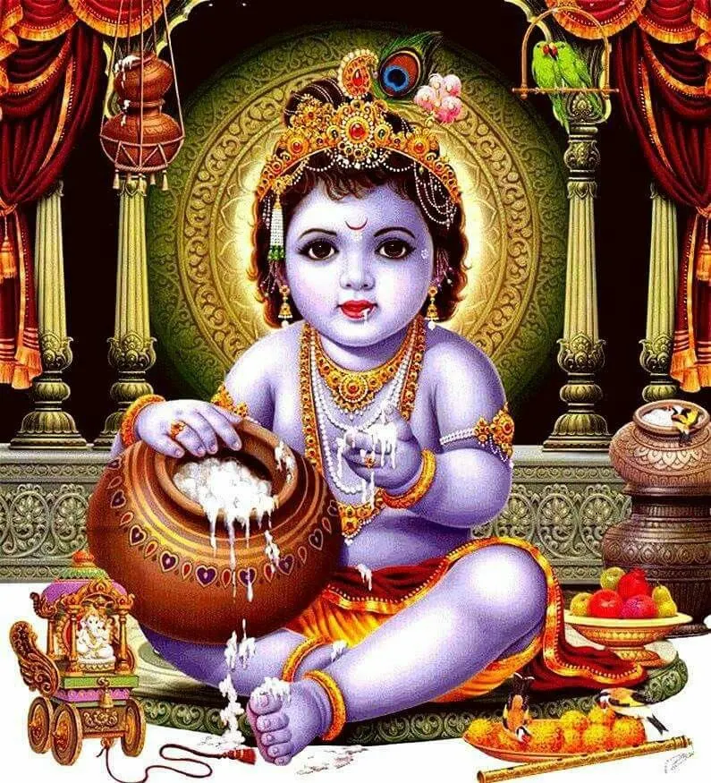 Makhan Lalla Krishna Bhagwan Image HD Makhan Lalla Krishna Bhagwan Image HD