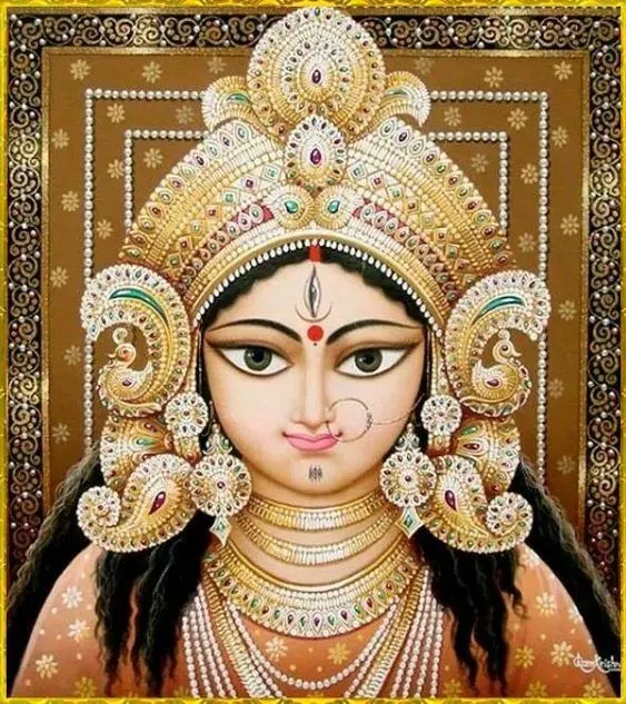 Durga Mata Only Face Images Durga Mata Only Face Images