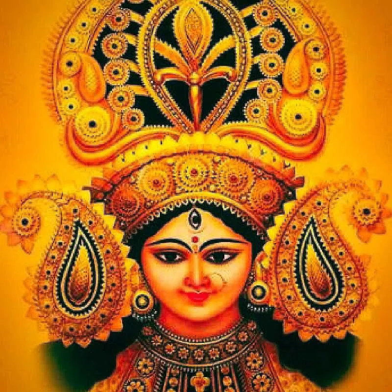Maa Durga Face Image Maa Durga Face Image