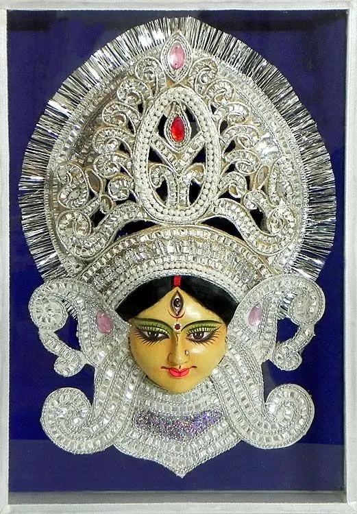 Pic of Maa Durga Face Pic of Maa Durga Face