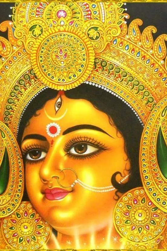Picture of Maa Durga Face Picture of Maa Durga Face