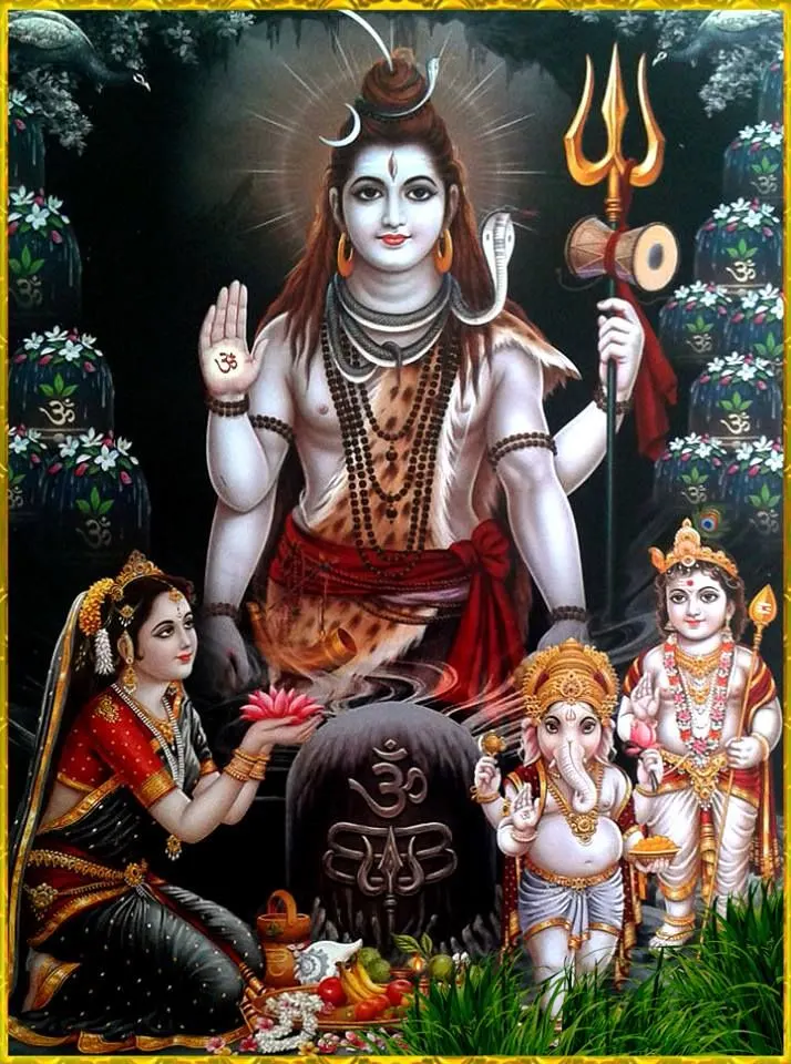 Pictures of Bhagwan Shiva and His Family