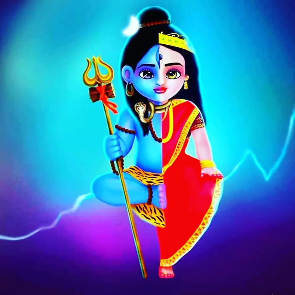 Beautiful Shiv Shakti Painting Images Wallpaper