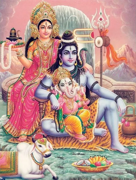 Shiv Parvati Family Photo HD Download Shiv Parvati Family Photo HD Download