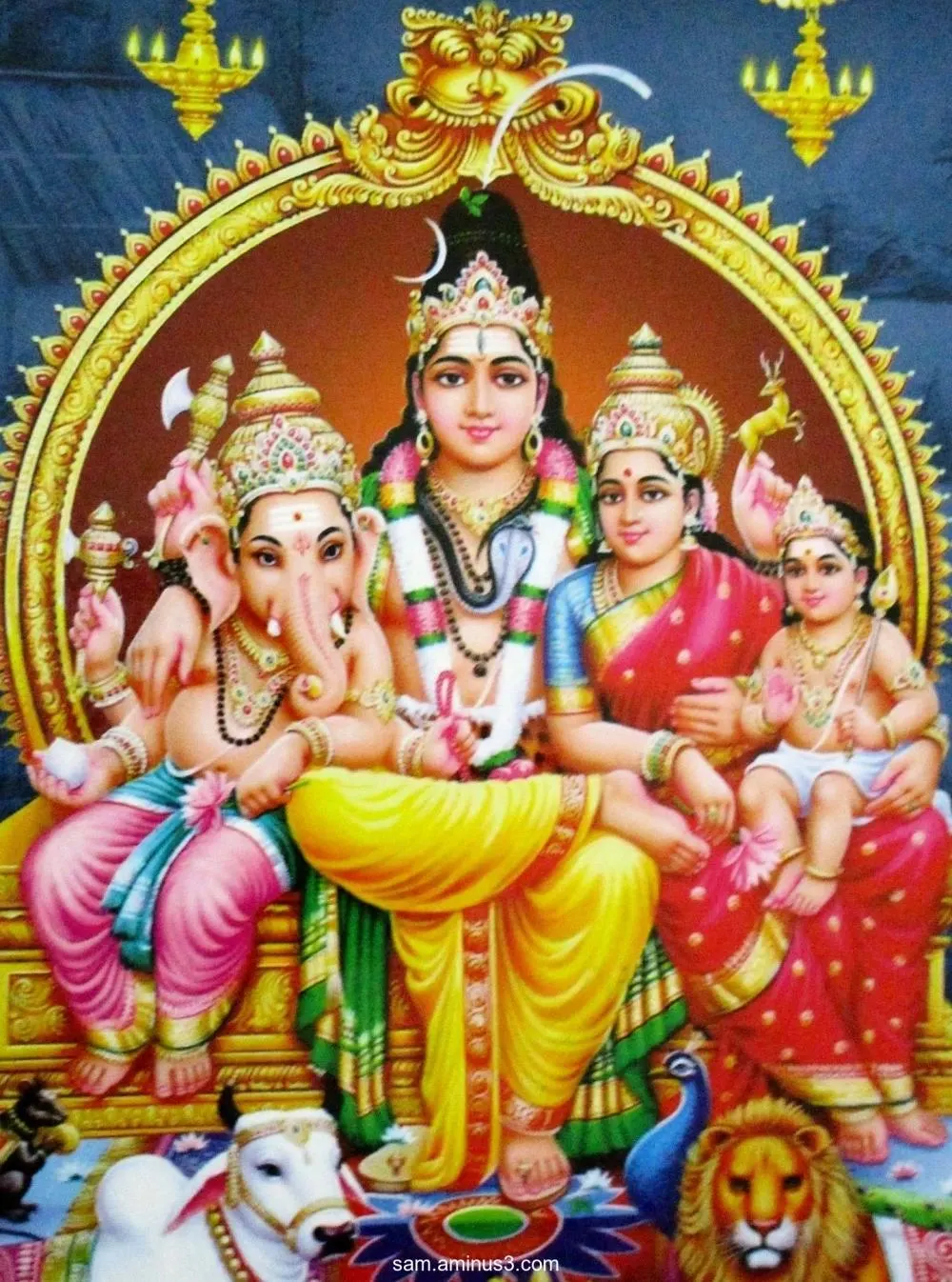 Shiva Parvati Family HD Images Shiva Parvati Family HD Images