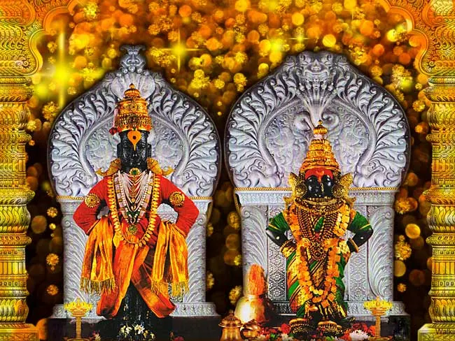 Vitthal Rukmini HD Wallpaper for Mobile Vitthal Rukmini HD Wallpaper for Mobile