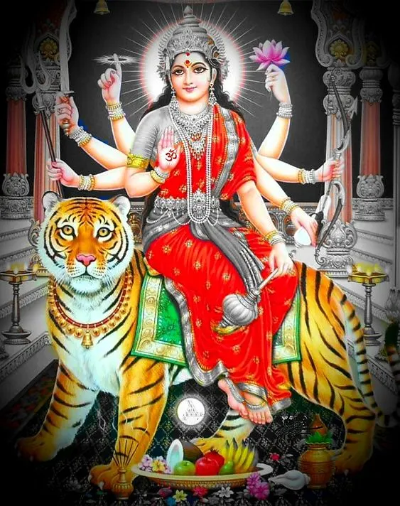 Goddess Sherawali Rani Maa HD Wallpaper Image Goddess Sherawali Rani Maa HD Wallpaper Image