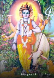 Dattatreya Hindu God Photo